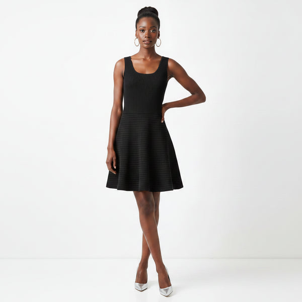 Robe courte en maille Zofia