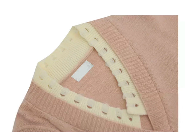 Pull en tricot pour femme, col en V, grandes tailles, manches longues, épaules tombantes, gilet en maille torsadée boutonnée