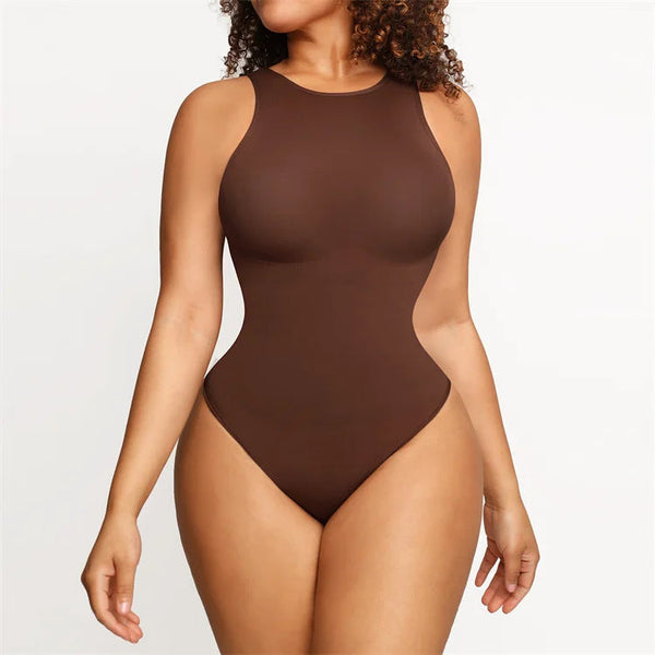 One Piece Tops Seamless Body Shaper - Seamless Thong Bodysuit Shapewear Winteres