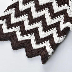 Maylis Chevron Knit Mini Dress | WINTERES