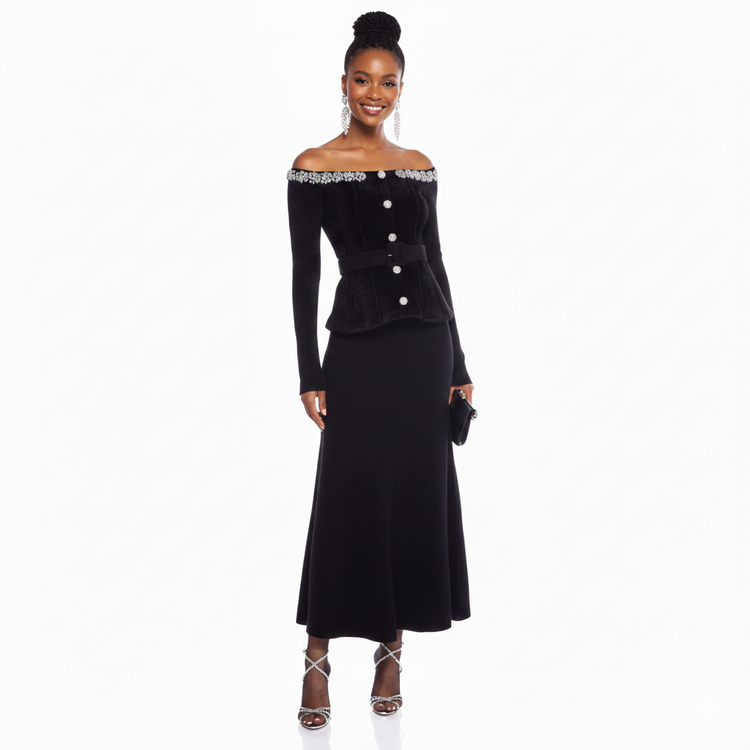 Milly Larett Knit Midi Dress Winteres