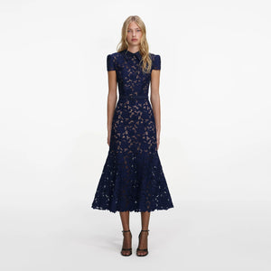 Heloine Lace Midi Dress