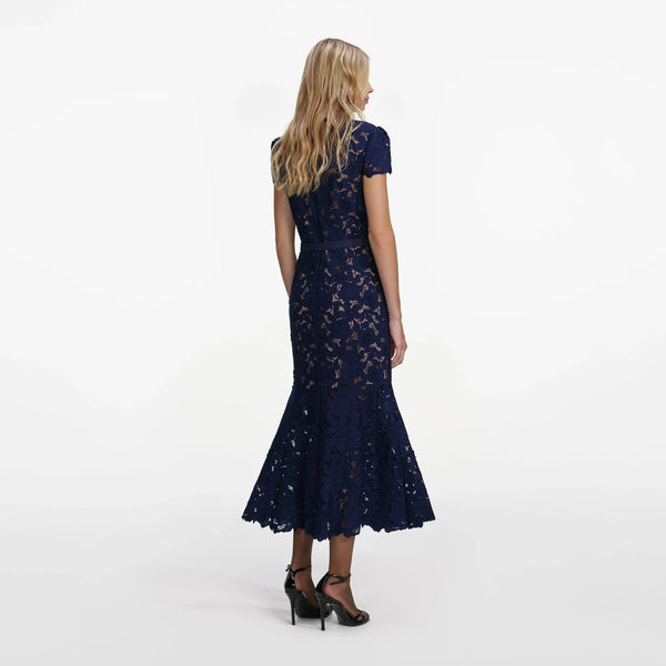 Heloine Lace Midi Dress