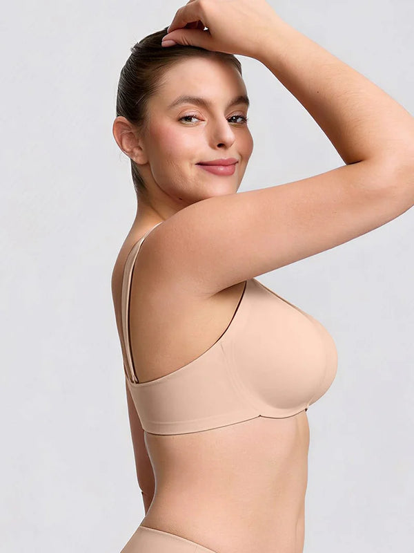 Wireless Gel Push-Up Plus-Size Bra
