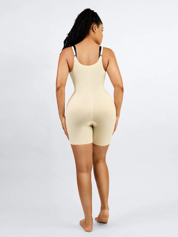 Seamless Liquid Spandex Body Shaper Butt Lifter Shapewear Open-Bust Tummy Trimmer Winteres