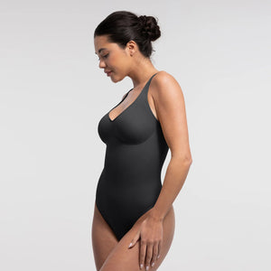 Eco-Friendly Diamond Neck Seamless Shaper Bodysuit Winteres
