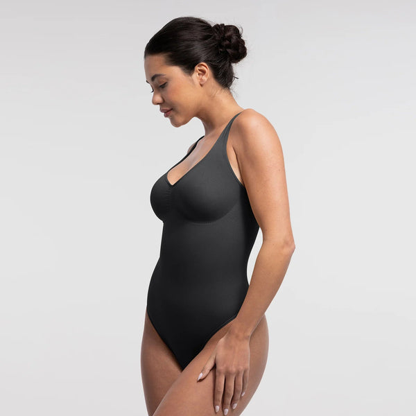 Eco-Friendly Diamond Neck Seamless Shaper Bodysuit Winteres