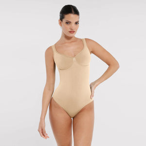 Diamond Neck Seamless Shapewear Bodysuit Tummy Control Body Winteres