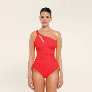 One-Shoulder Seamless Swimwear Eco-Friendly Winteres