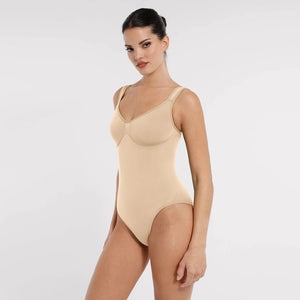 Diamond Neck Seamless Shapewear Bodysuit Tummy Control Body Winteres