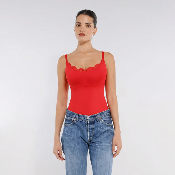 Lace Cami Shapewear Bodysuit Sculpting Tank Tops Slimming Corset Sleeveless Winteres