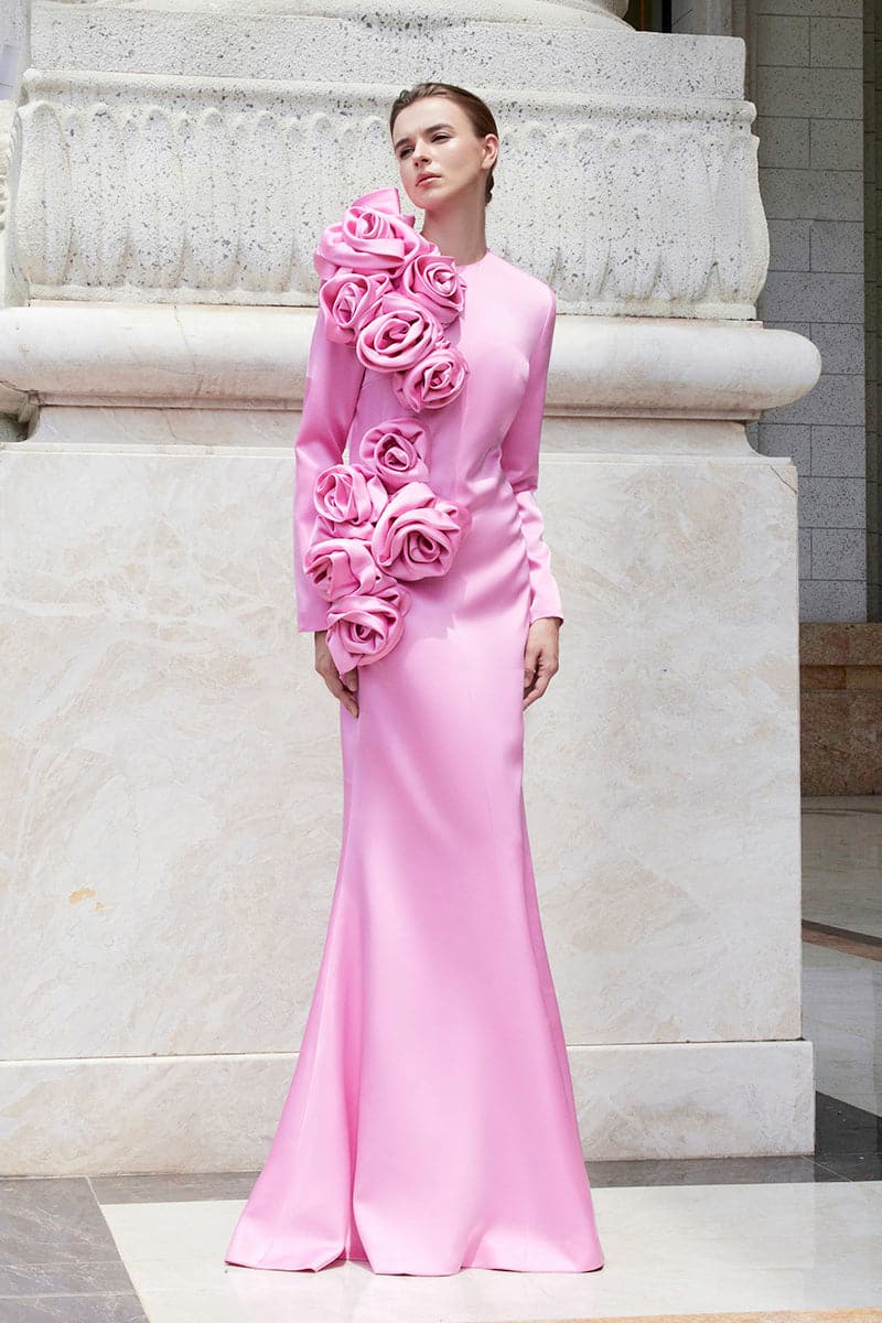 Rosy Long Dress Winteres