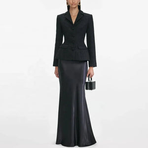 Bea Set Long Skirt and Blazer Winteres