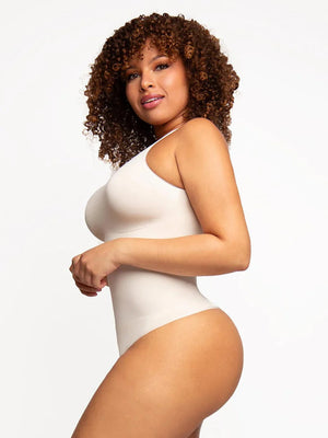 One Piece Tops Seamless Body Shaper - Seamless Thong Bodysuit Shapewear Winteres
