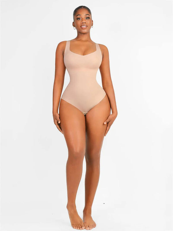 Body Shaper with Wide Straps – Seamless Sculpting Bodysuit Winteres