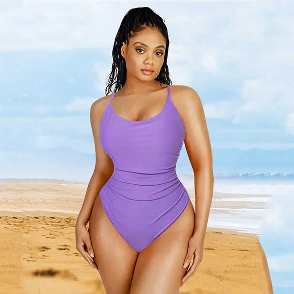 One Piece Bikini Swimwear Abdominal Compression  Beachwear Winteres