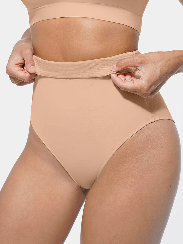 High Elastic Waist and Abdomen Antibacterial Buttocks Panties Winteres