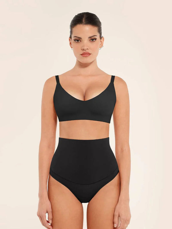 High Waist Tummy Control Thong Shapewear Panties Winteres