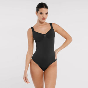 Diamond Neck Seamless Shapewear Bodysuit Tummy Control Body Winteres