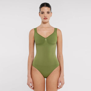 Diamond Neck Seamless Shapewear Bodysuit Tummy Control Body Winteres