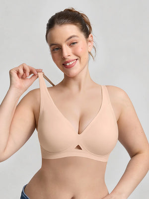 Wireless Gel Push-Up Plus-Size Bra